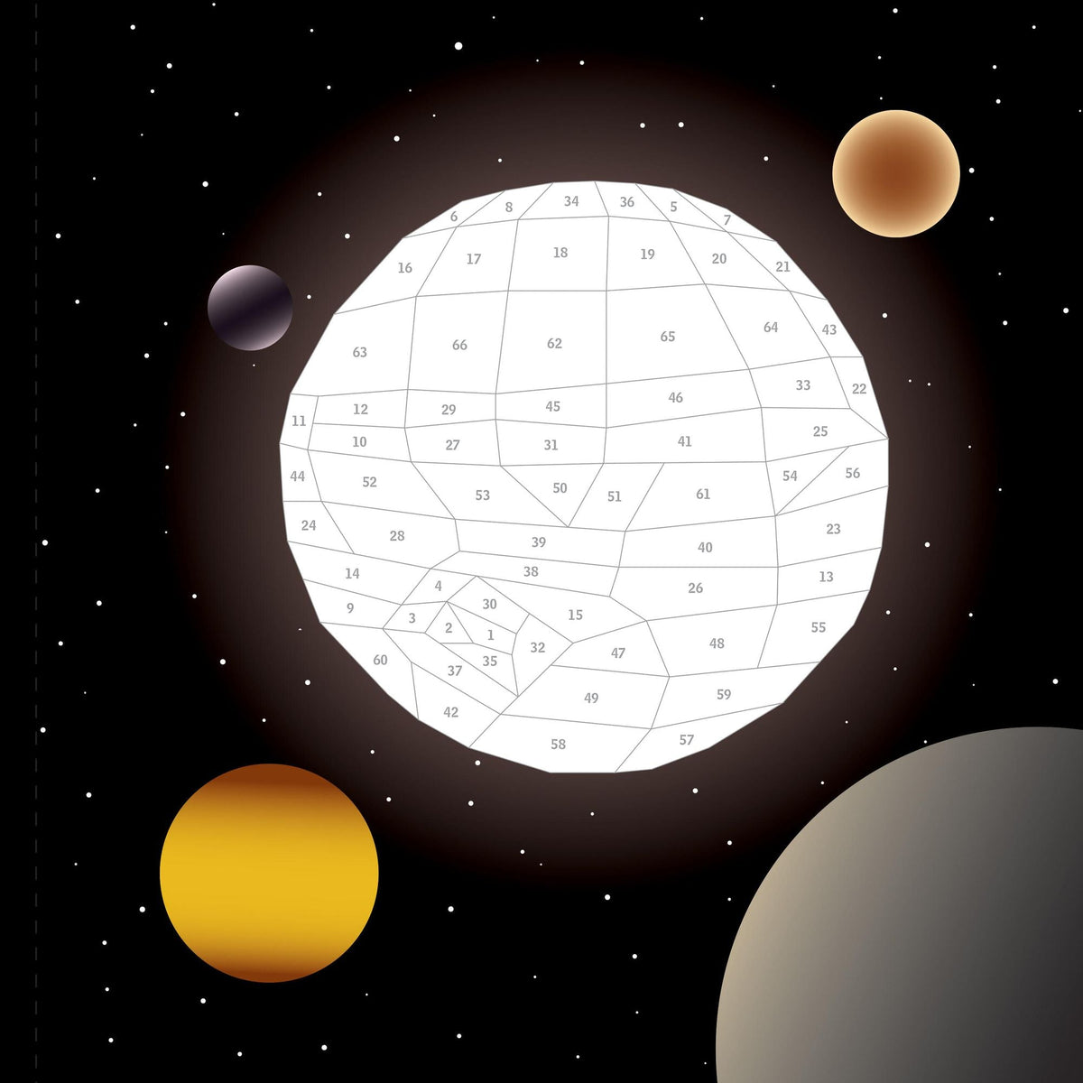 Paint by Sticker Kids (Official): Outer Space: Create 10 Pictures One Sticker at a Time! Includes Glow-in-the-Dark Stickers