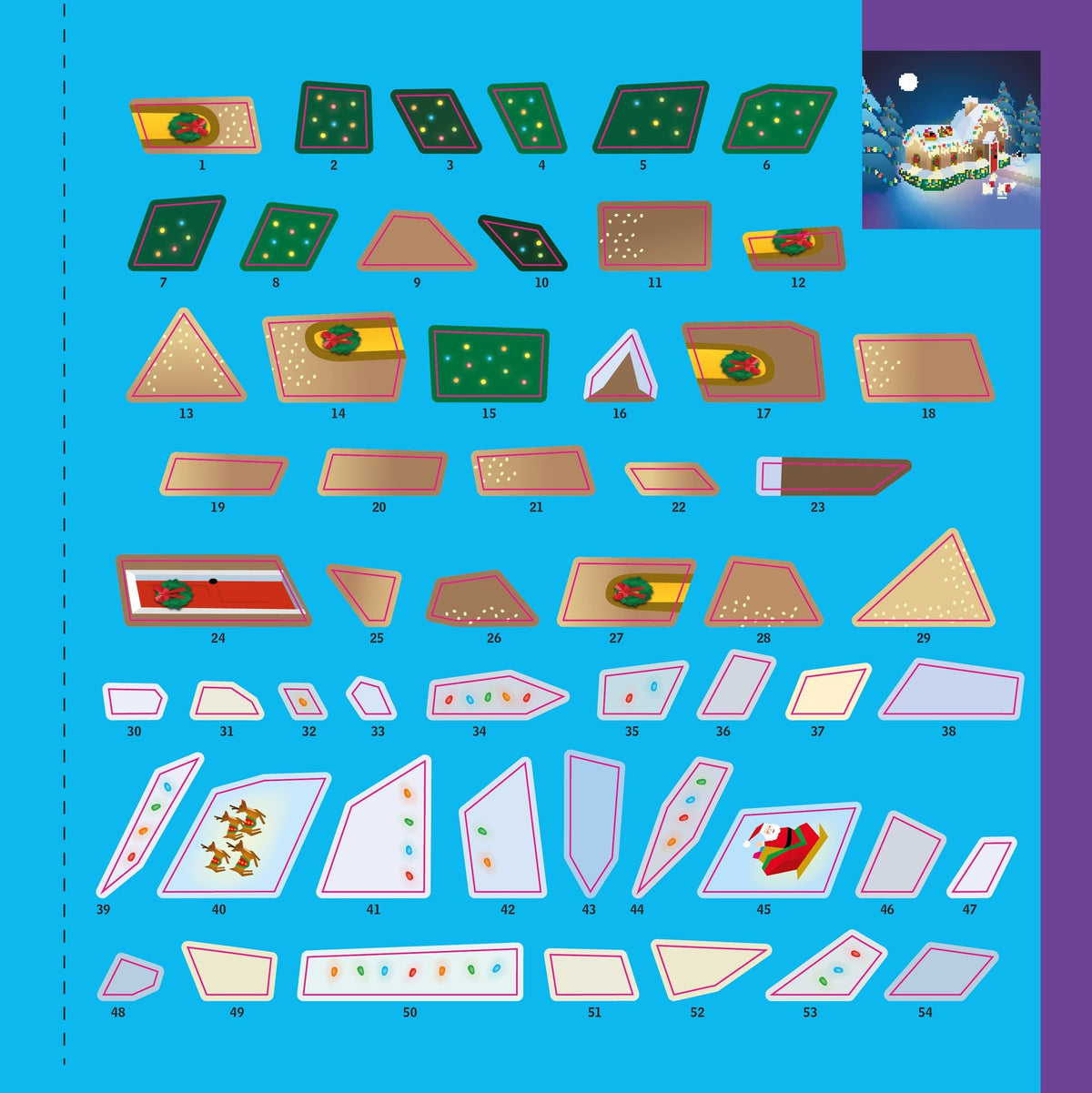 Paint by Sticker Kids (Official): Holly Jolly Christmas: Create 10 Pictures One Sticker at a Time! Includes Glitter Stickers