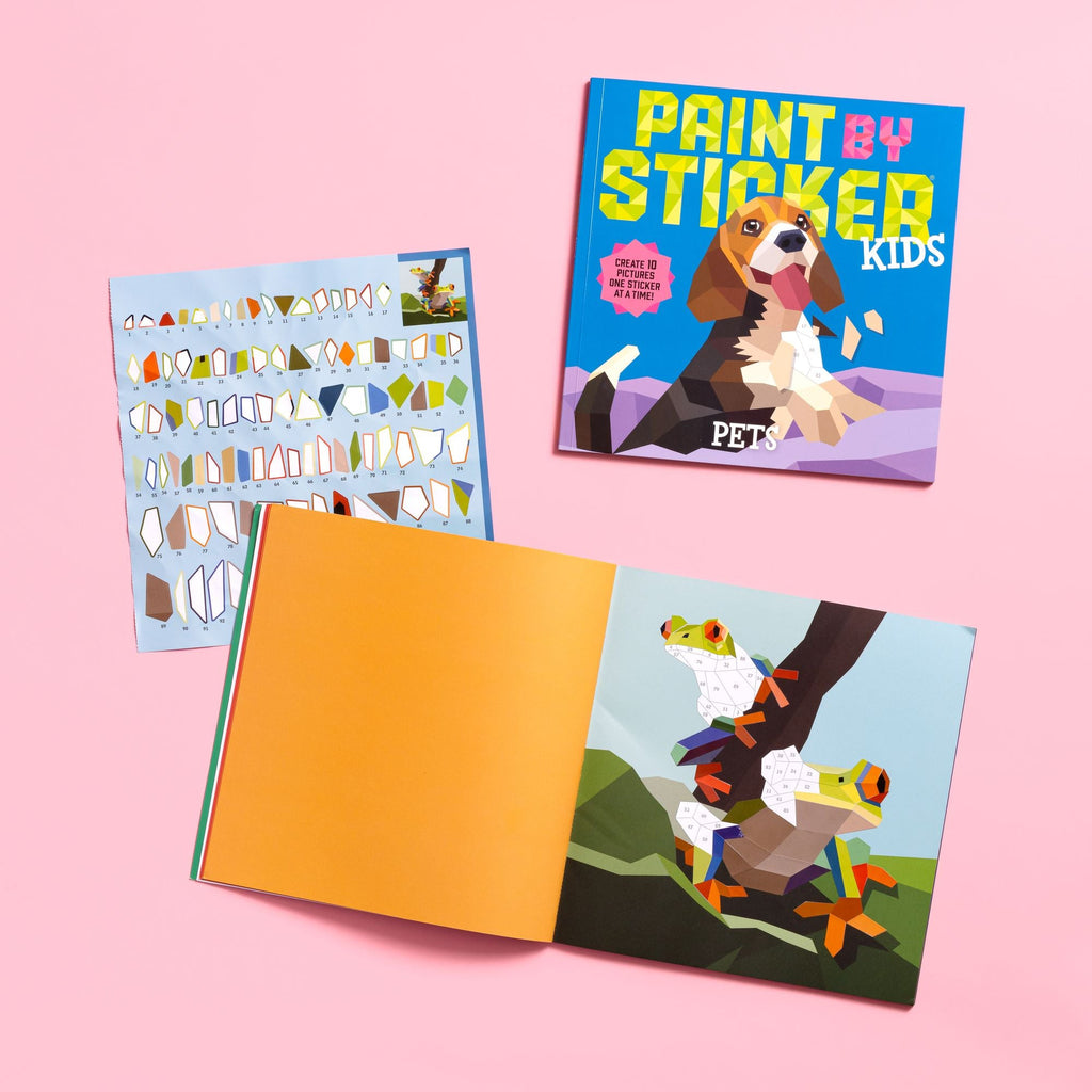 Paint by Sticker Kids (Official): Pets: Create 10 Pictures One Sticker at a Time!