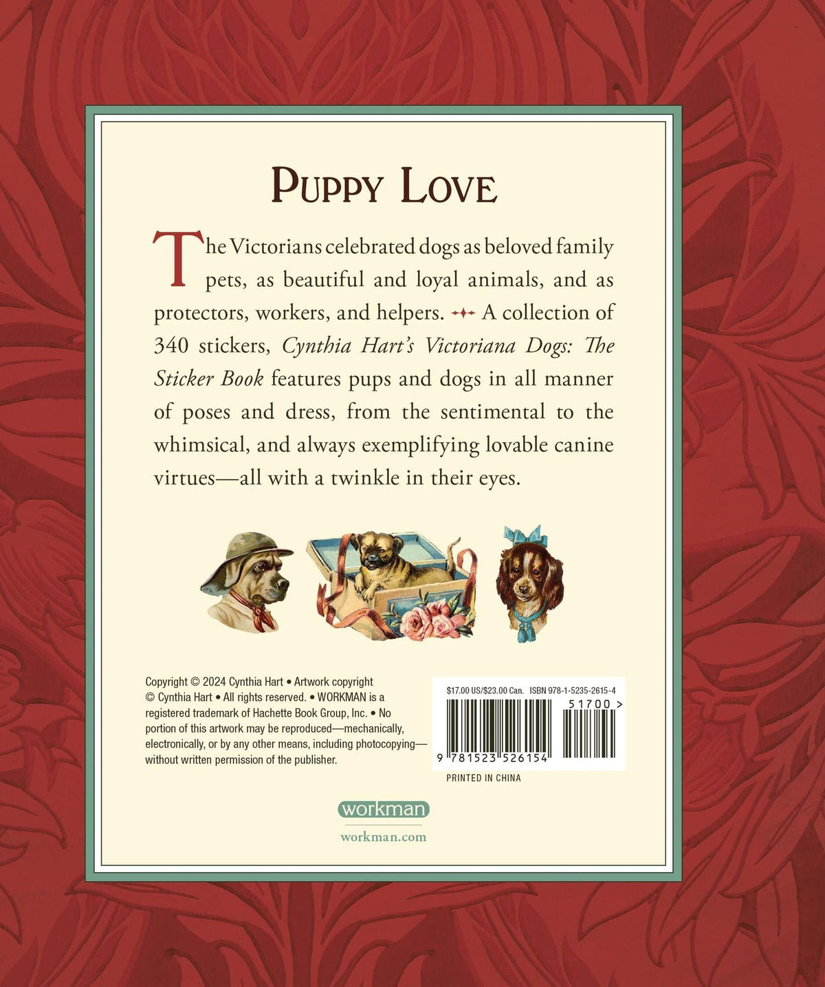 Cynthia Hart's Victoriana Dogs: The Sticker Book: 340 Captivating Stickers