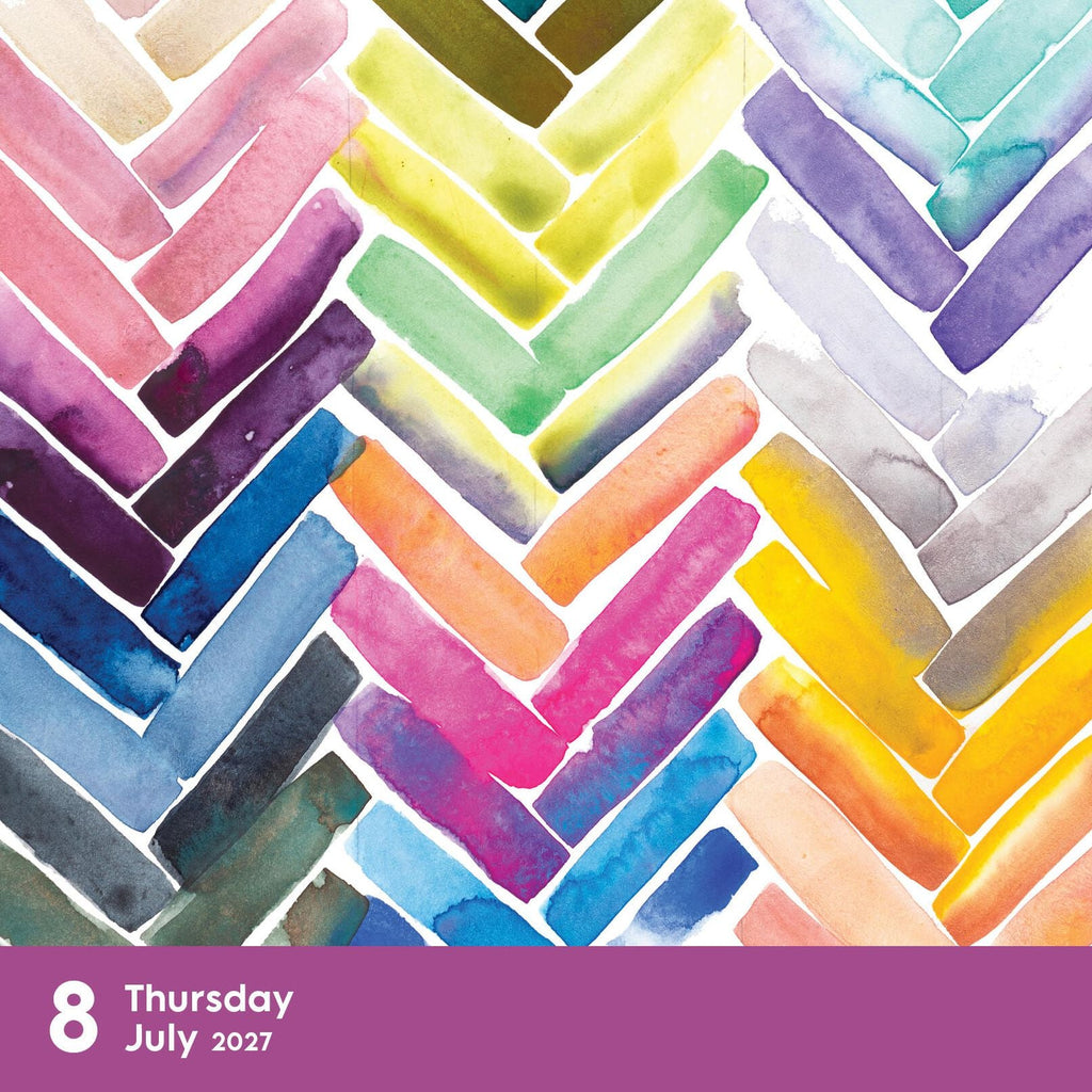 2027 A Year of Reverse Coloring Page-A-Day Calendar