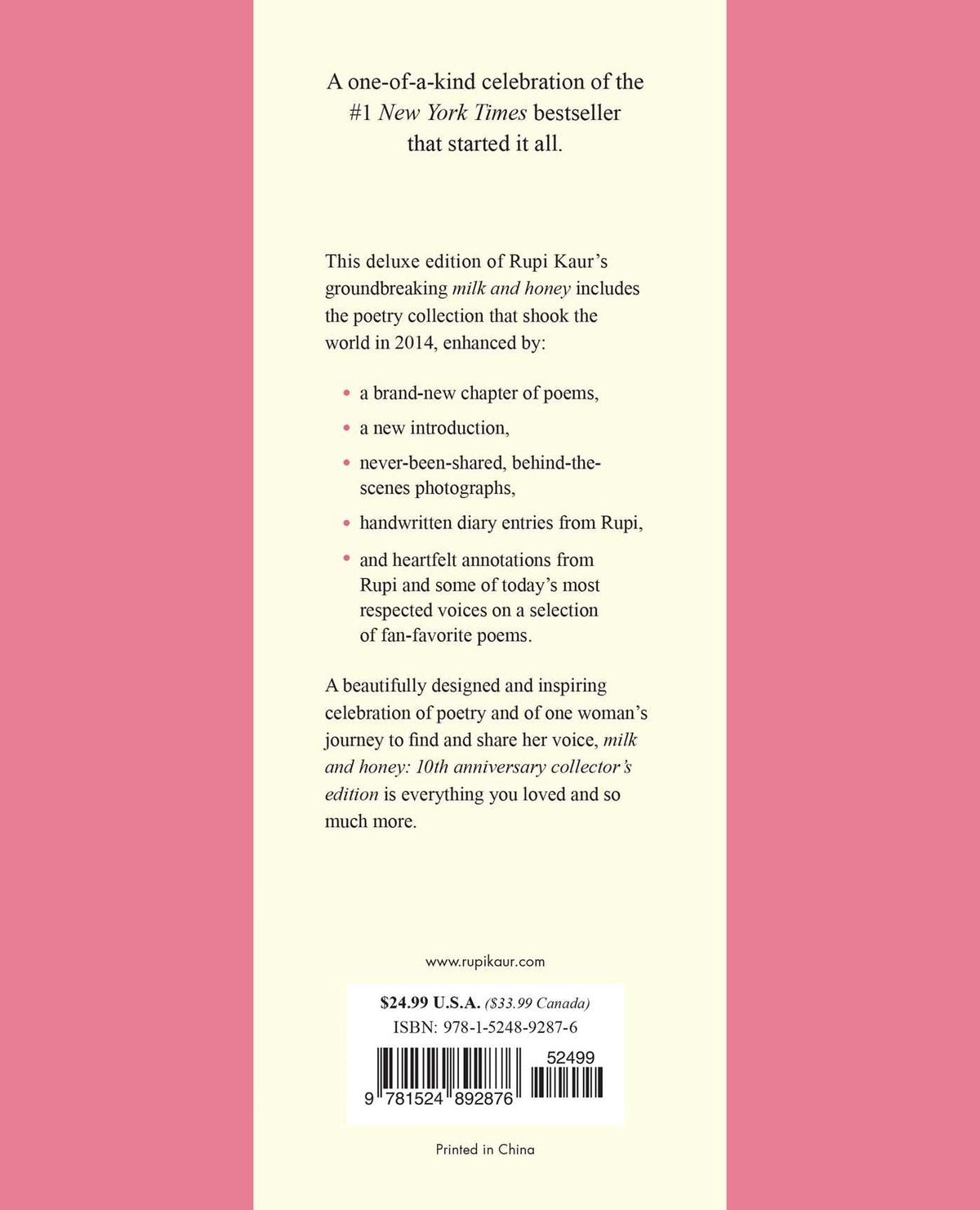 Milk and Honey: 10th Anniversary Collector's Edition