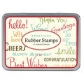 Greetings Rubber Stamp Set