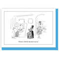 Dog Going Out Greeting Card