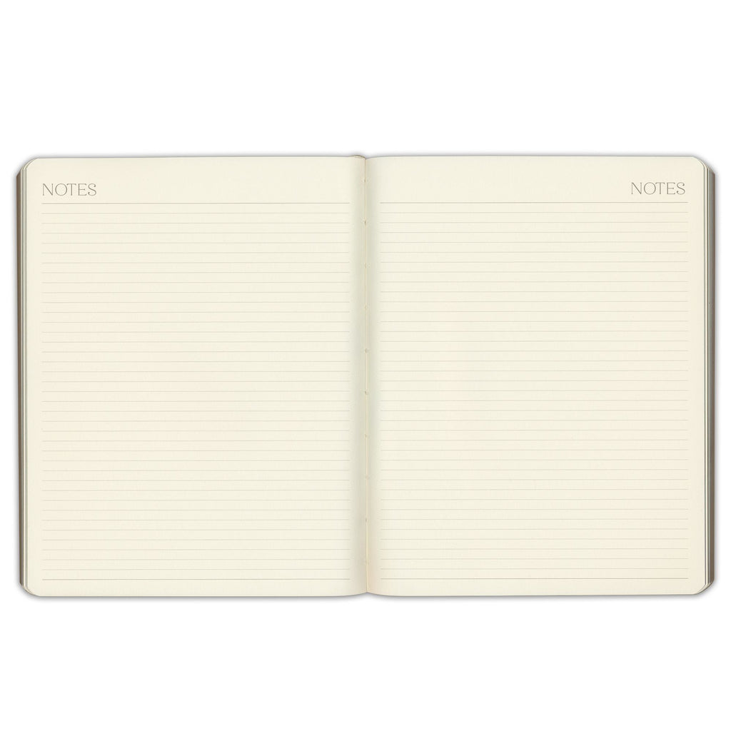 2026-2027 Paper Source Cobalt Blue Leather 18-Month Weekly Desk Planner