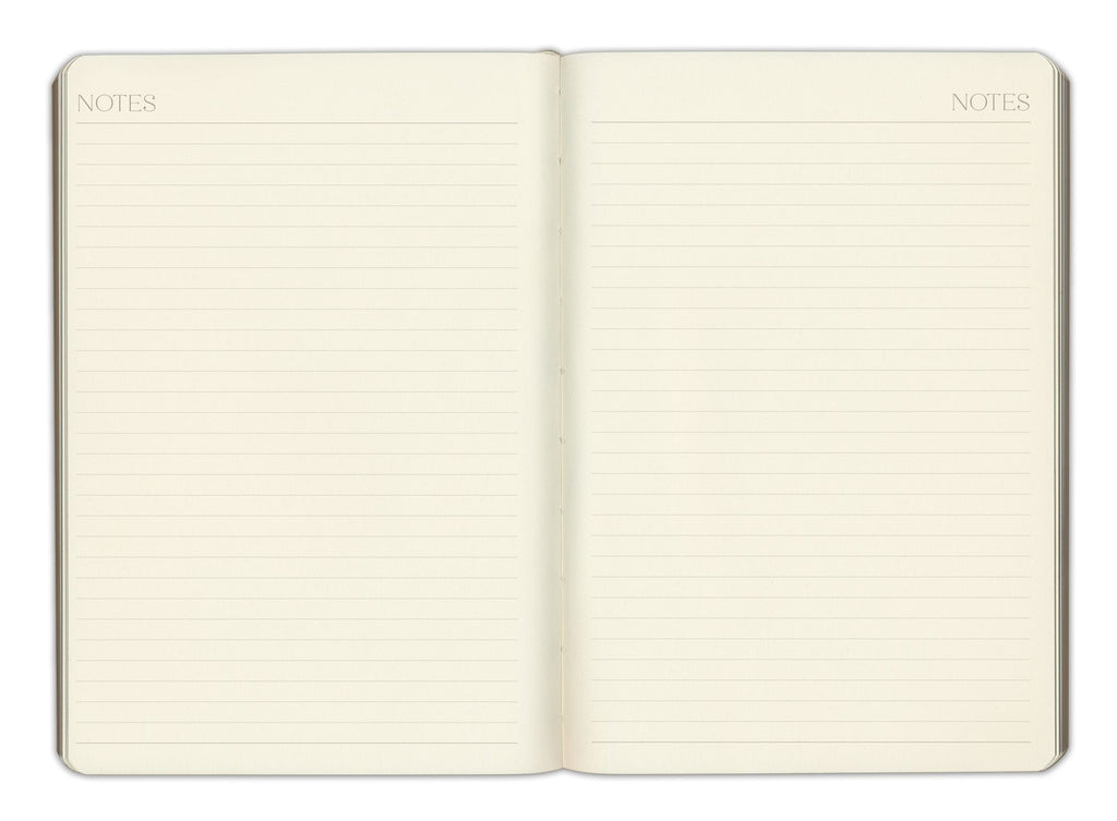 2026-2027 Paper Source Cobalt Blue Leather 18-Month Weekly Pocket Planner