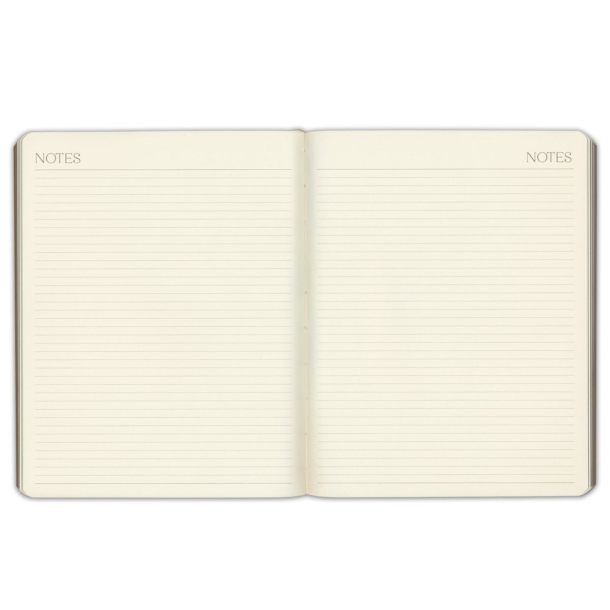 2026-2027 Paper Source Gray Lilac Leather 18-Month Monthly Desk Planner