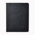 2027 Paper Source Black Monthly Desk Planner