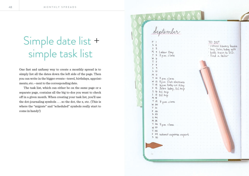Dot Journaling - The Set: Includes a How-To Guide and a Blank Dot-Grid Journal