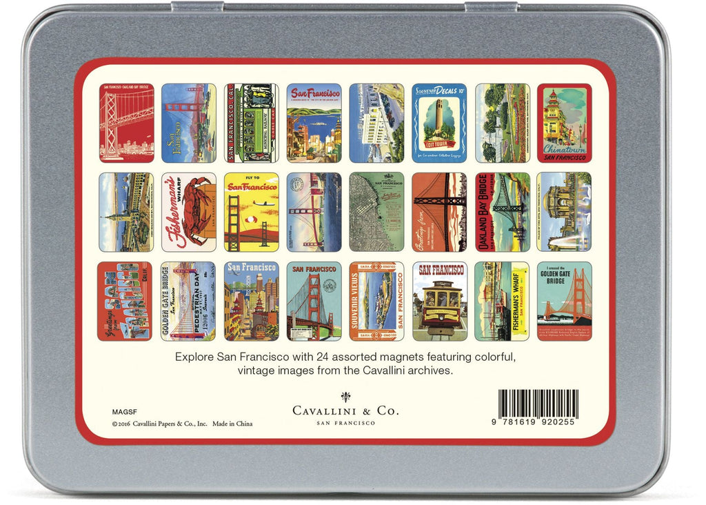 Cavallini San Francisco Magnets