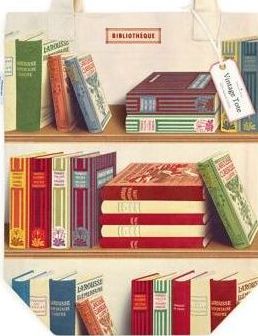 Library Books Tote Bag