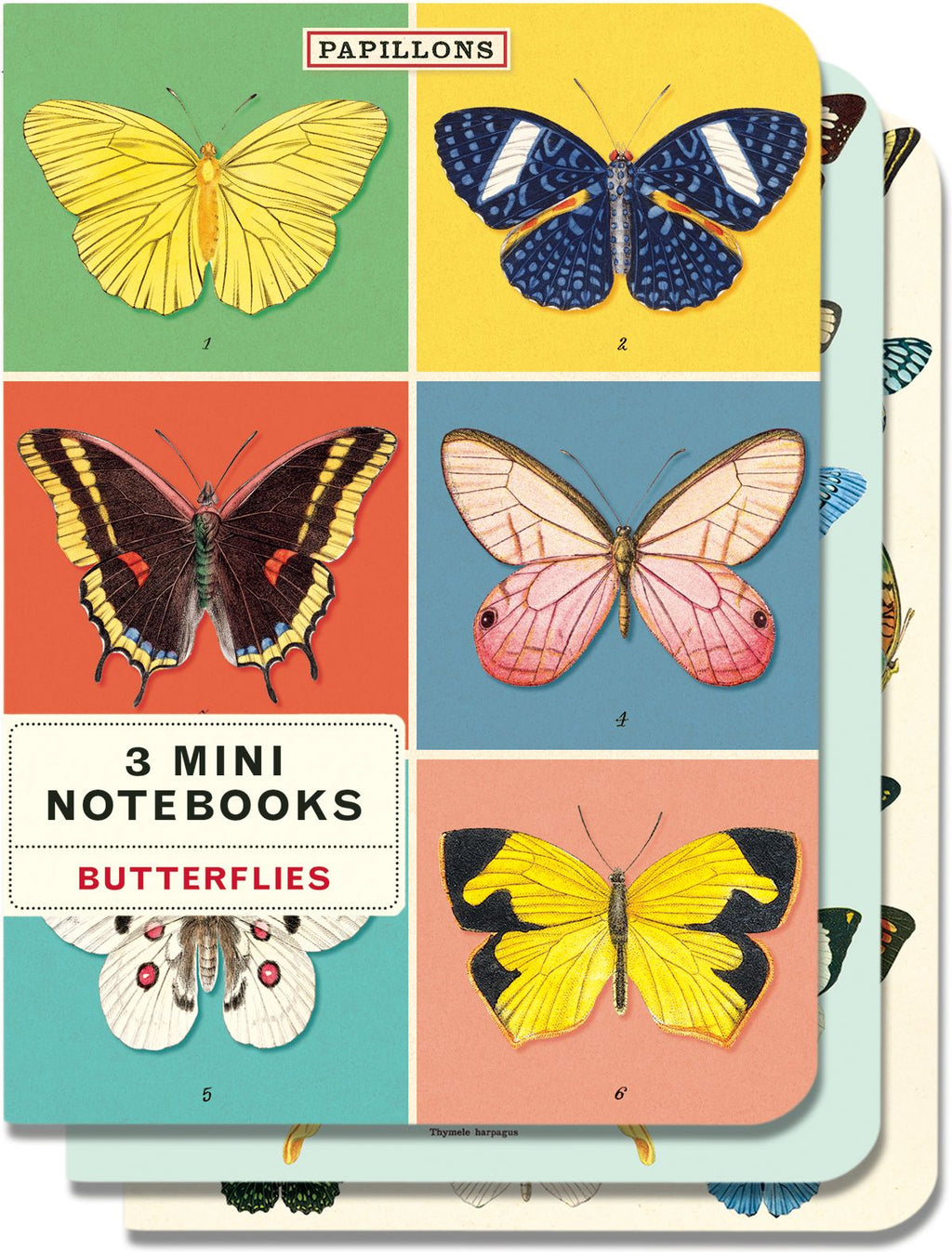Butterflies Mini Notebooks - Set of 3