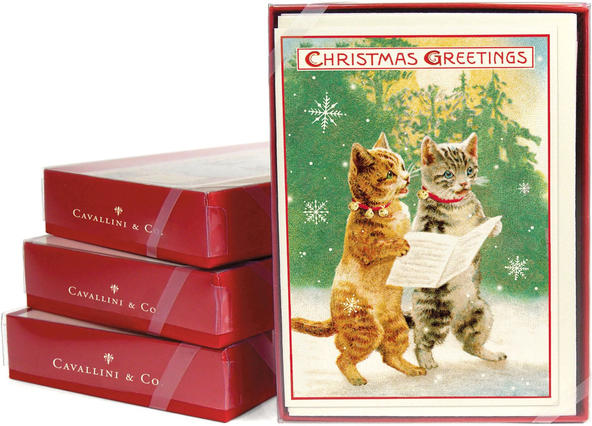 Cats Holiday Boxed Notes