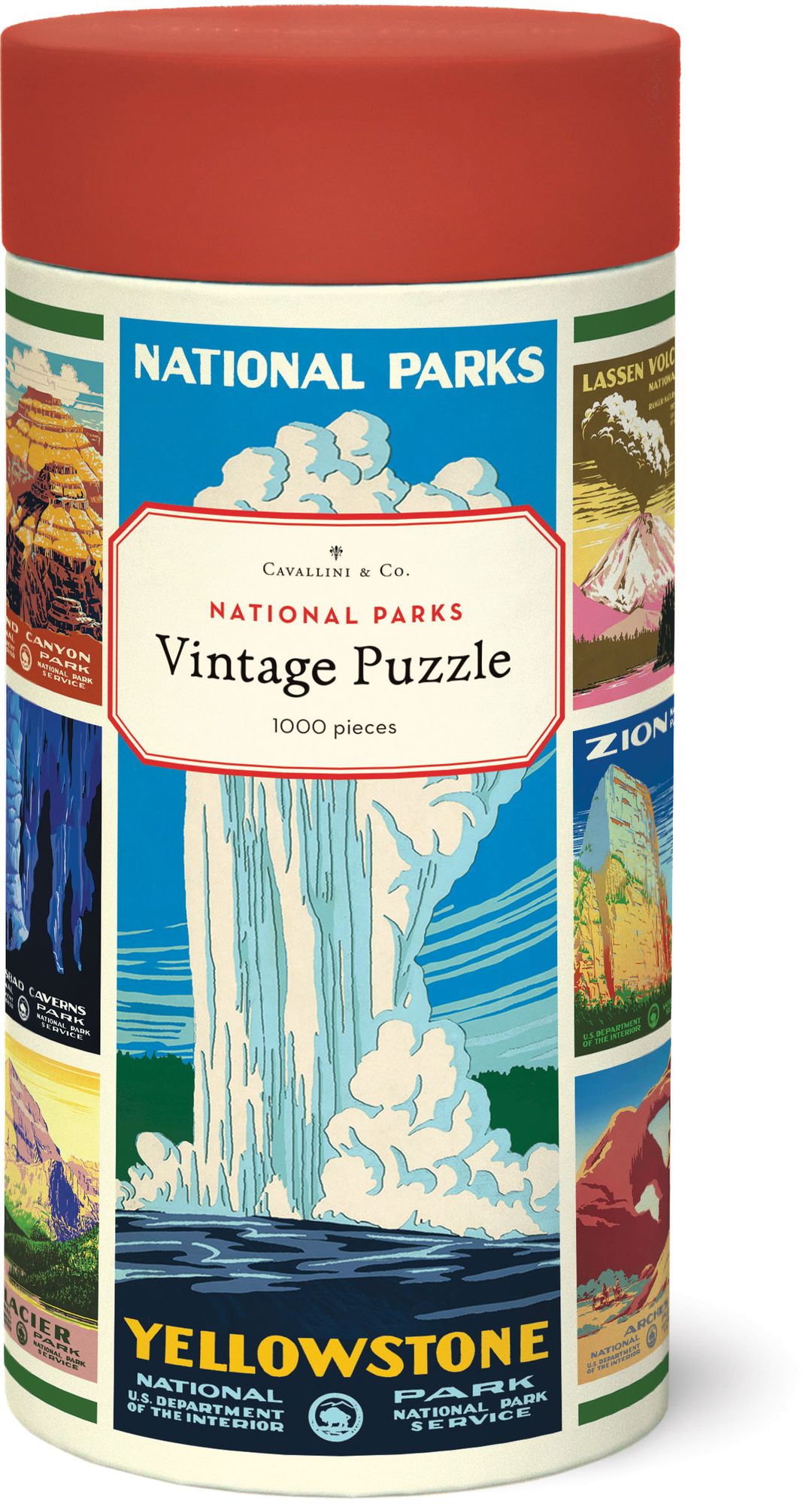 National Parks Poster 1000 Piece Puzzle