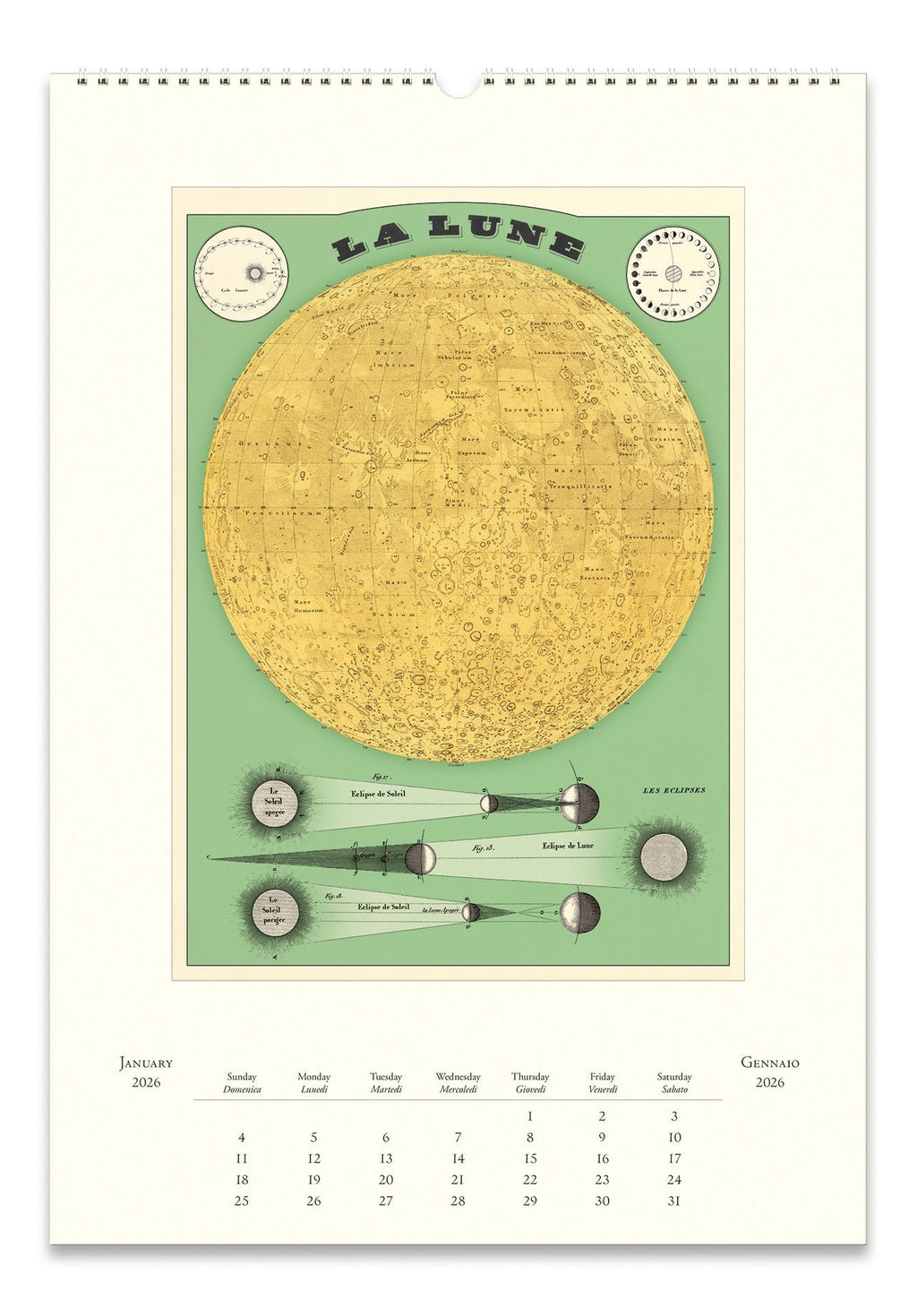 2026 Astronomy Wall Calendar