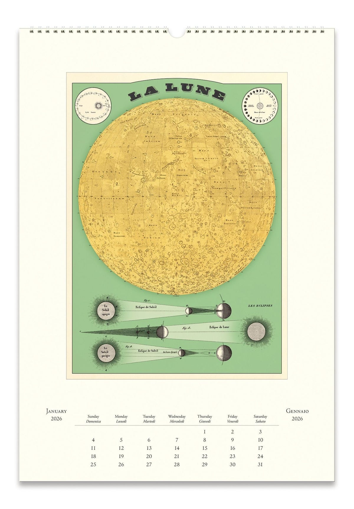 2026 Astronomy Wall Calendar