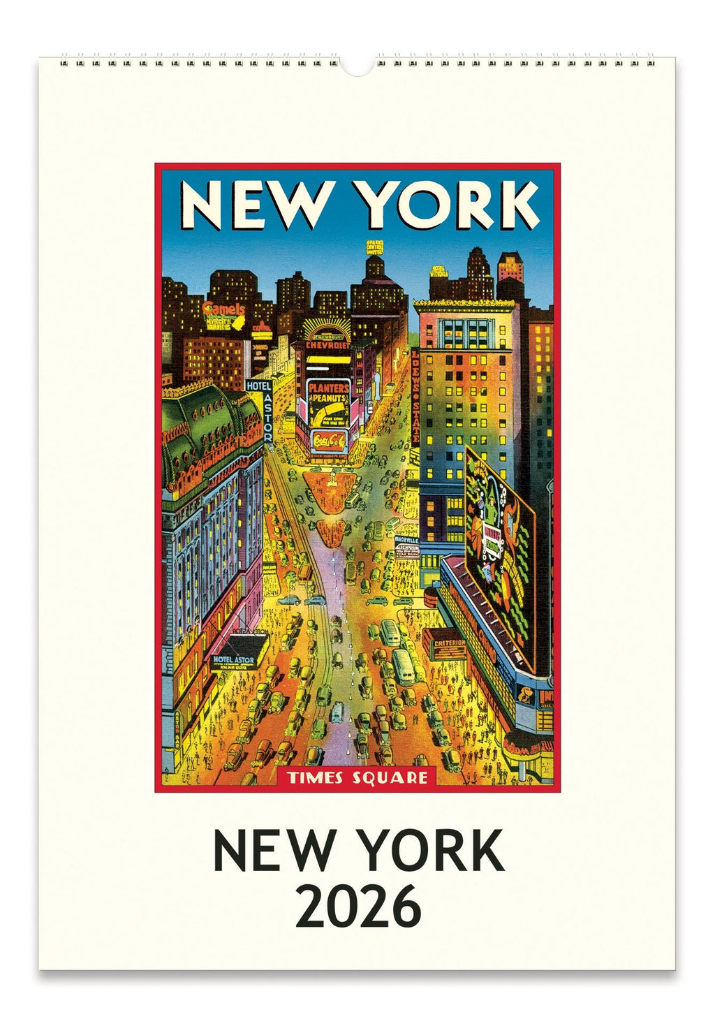 2026 Cavallini New York Wall Calendar