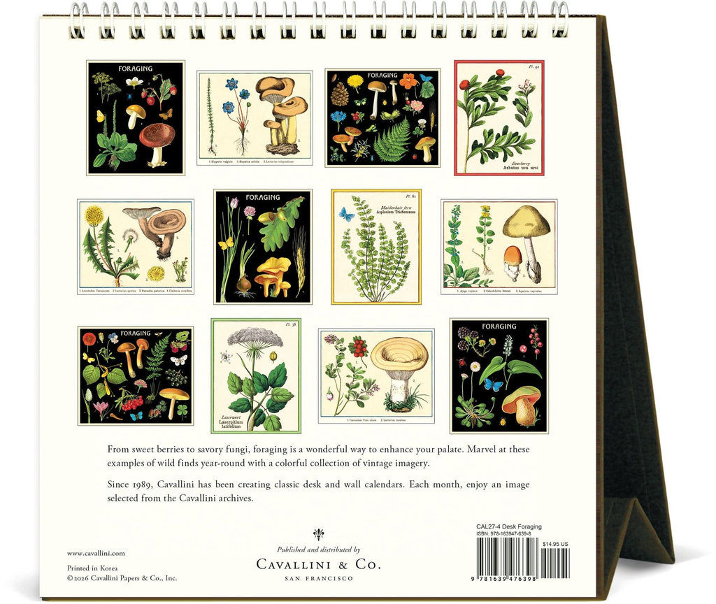 2027 Foraging Desk Calendar