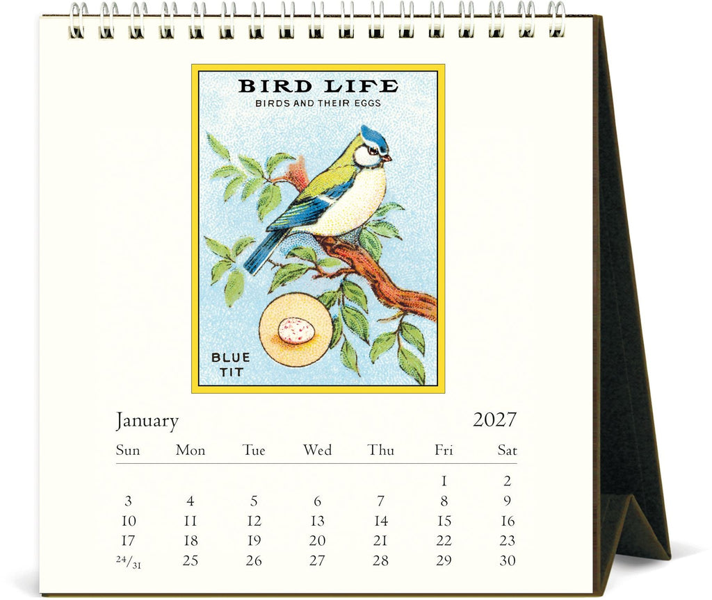 2027 Birds Desk Calendar