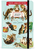 2027 Cats Weekly Pocket Planner