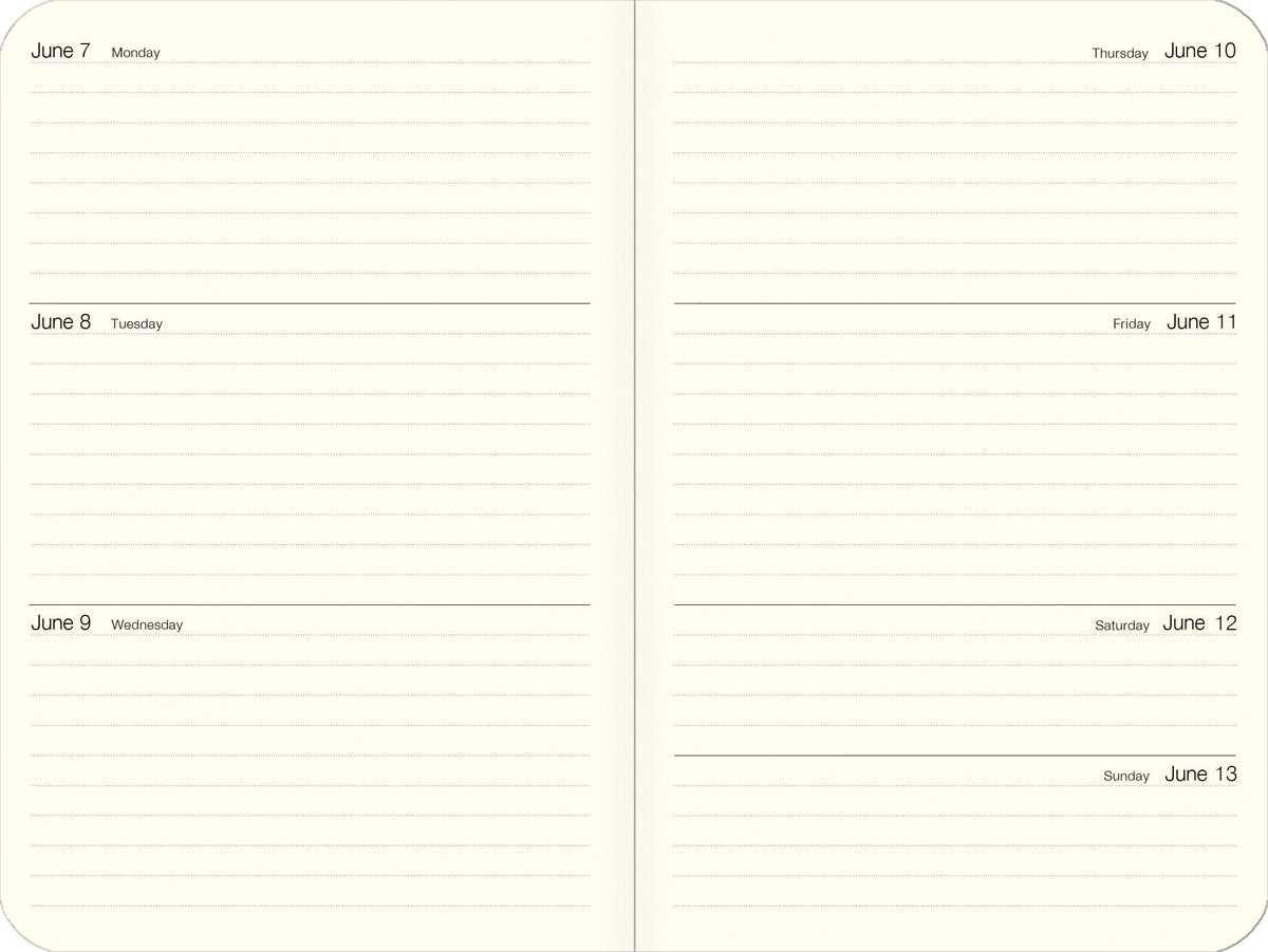 2027 Language of Flowers Weekly Pocket Planner