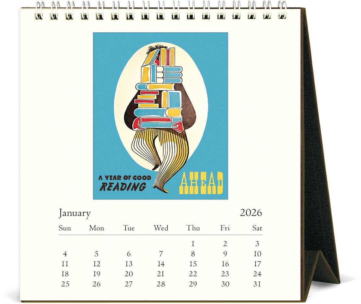 2027 Book Lovers Desk Calendar