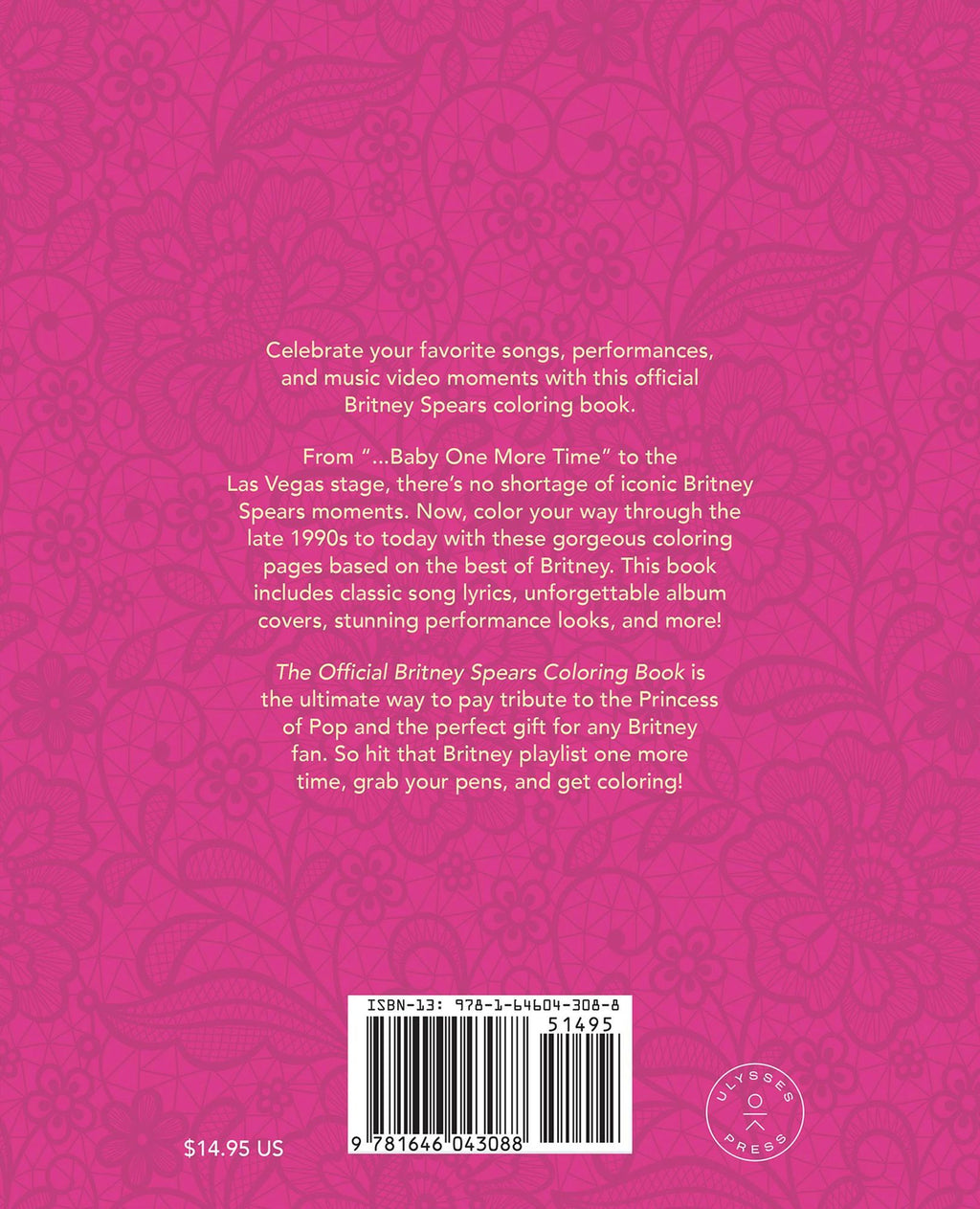 The Official Britney Spears Coloring Book