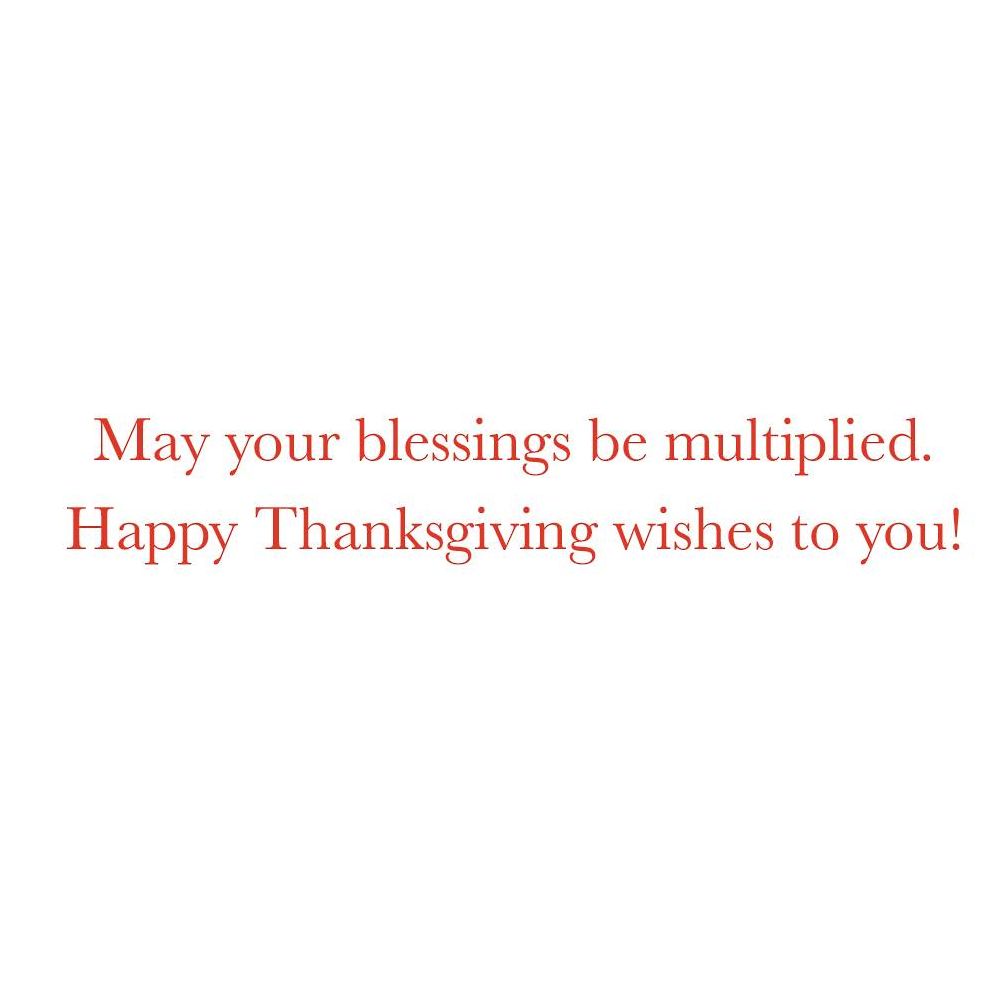 Hearts Full of Thanks Thanksgiving Card