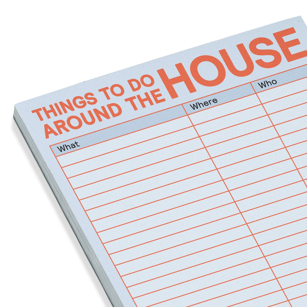Things to Do Around the House Notepad with Magnet (Pastel Edition)