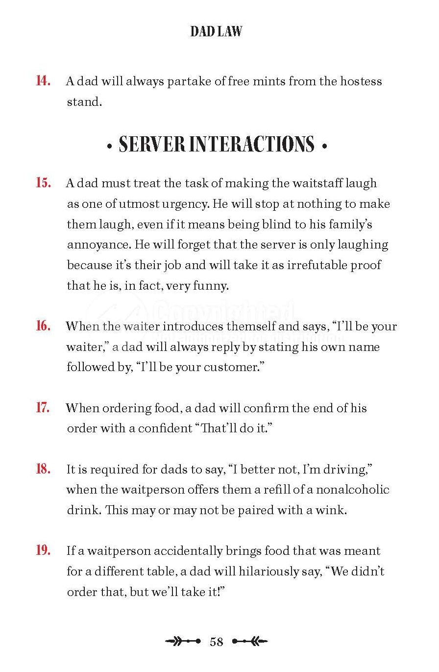 Dad Law: The Definitive Reference for All Things Dad