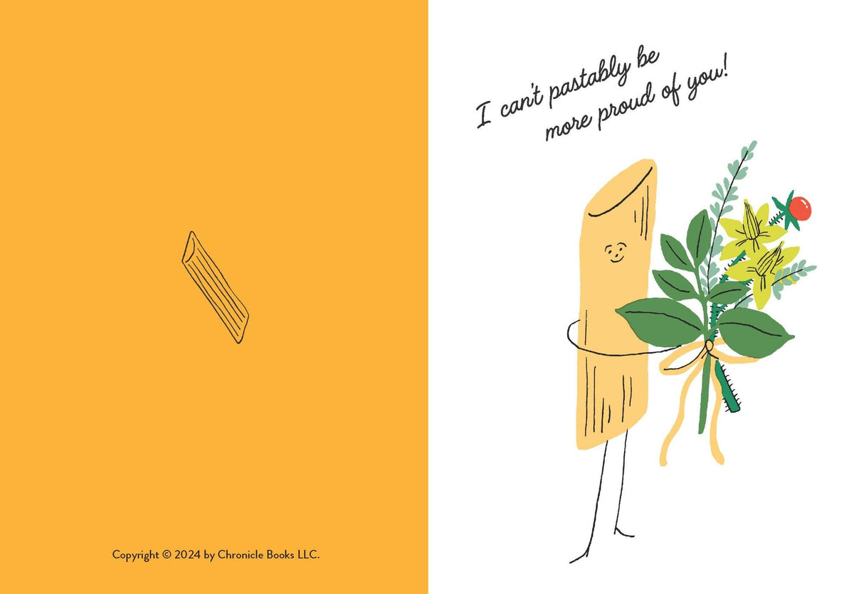 Penne Pals: 12 Pasta Pun Notecards & Envelopes