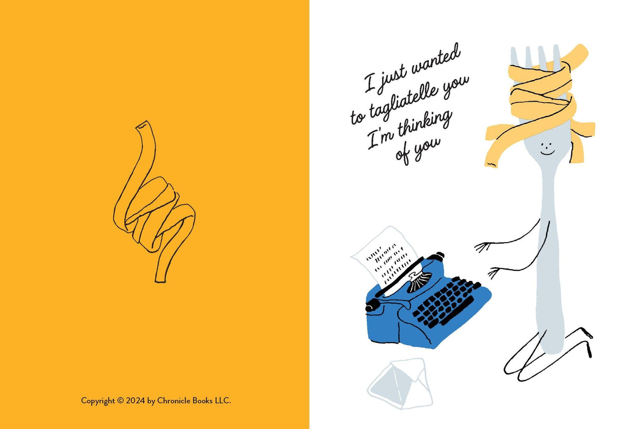 Penne Pals: 12 Pasta Pun Notecards & Envelopes