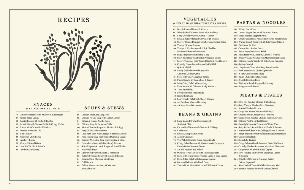 Something from Nothing: A Cookbook
