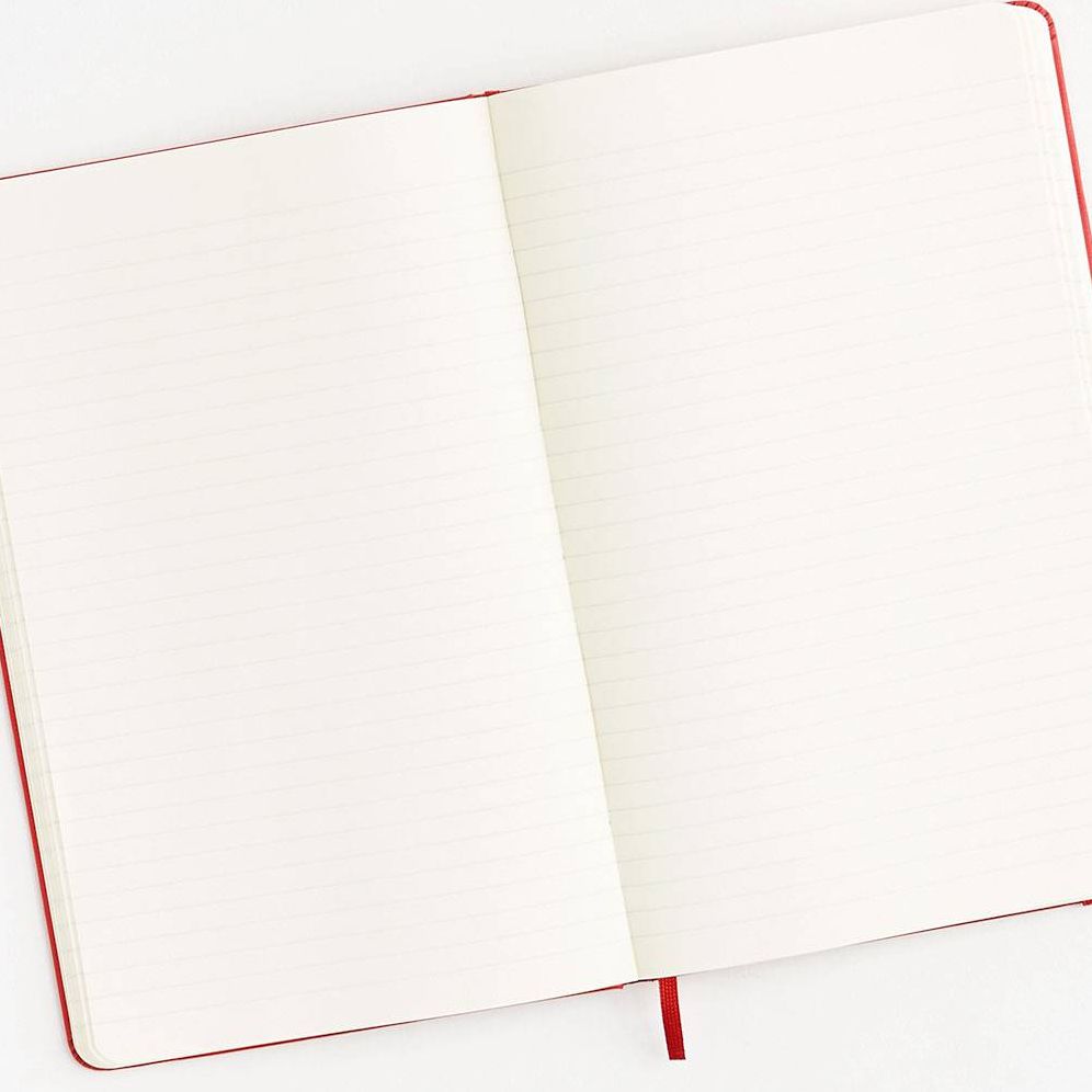 Moleskine Classic Notebook, Large, Ruled, Red, Hard Cover (5 x 8.25)