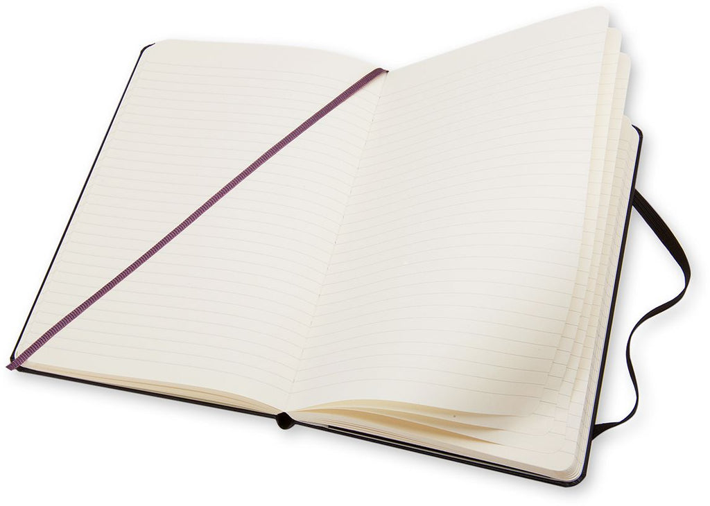 Moleskine Classic Notebook, Large, Ruled, Black, Hard Cover (5 x 8.25)