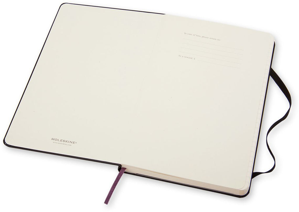Moleskine Classic Notebook, Large, Ruled, Black, Hard Cover (5 x 8.25)