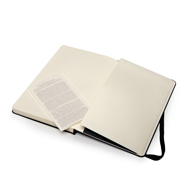 Moleskine Art Plus Sketchbook, Large, Plain, Black, Hard Cover (5 x 8.25)