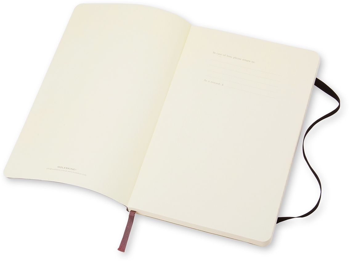 Moleskine Classic Notebook, Pocket, Ruled, Black, Soft Cover (3.5 x 5.5)
