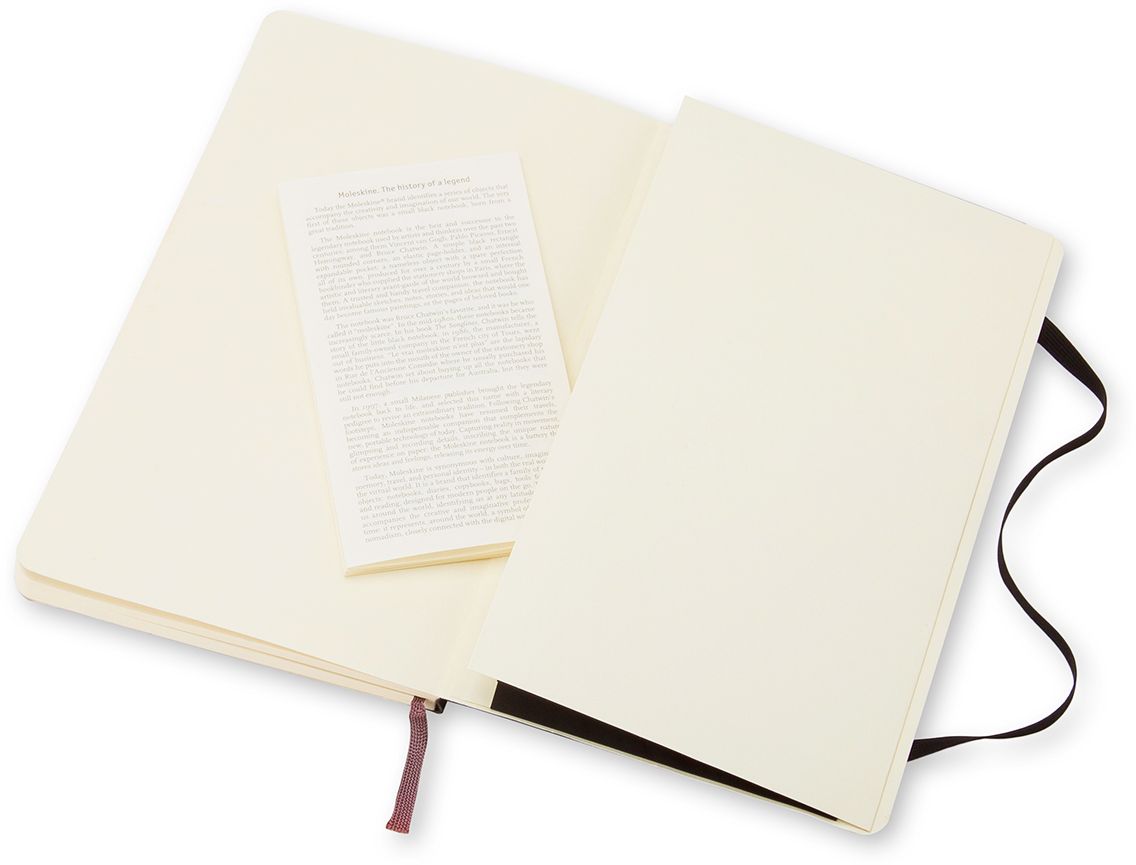 Moleskine Classic Notebook, Pocket, Ruled, Black, Soft Cover (3.5 x 5.5)