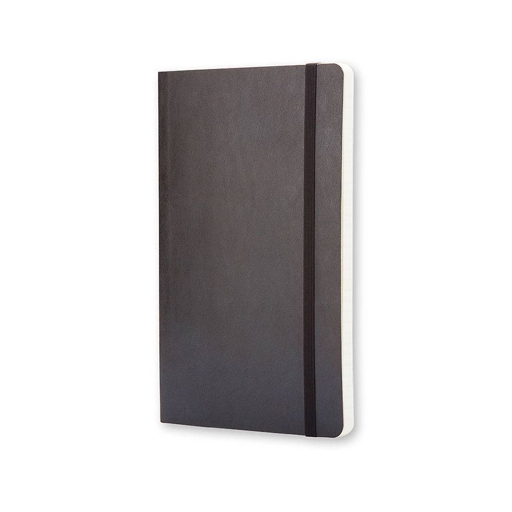 Moleskine Classic Notebook, Large, Ruled, Black, Soft Cover (5 x 8.25)