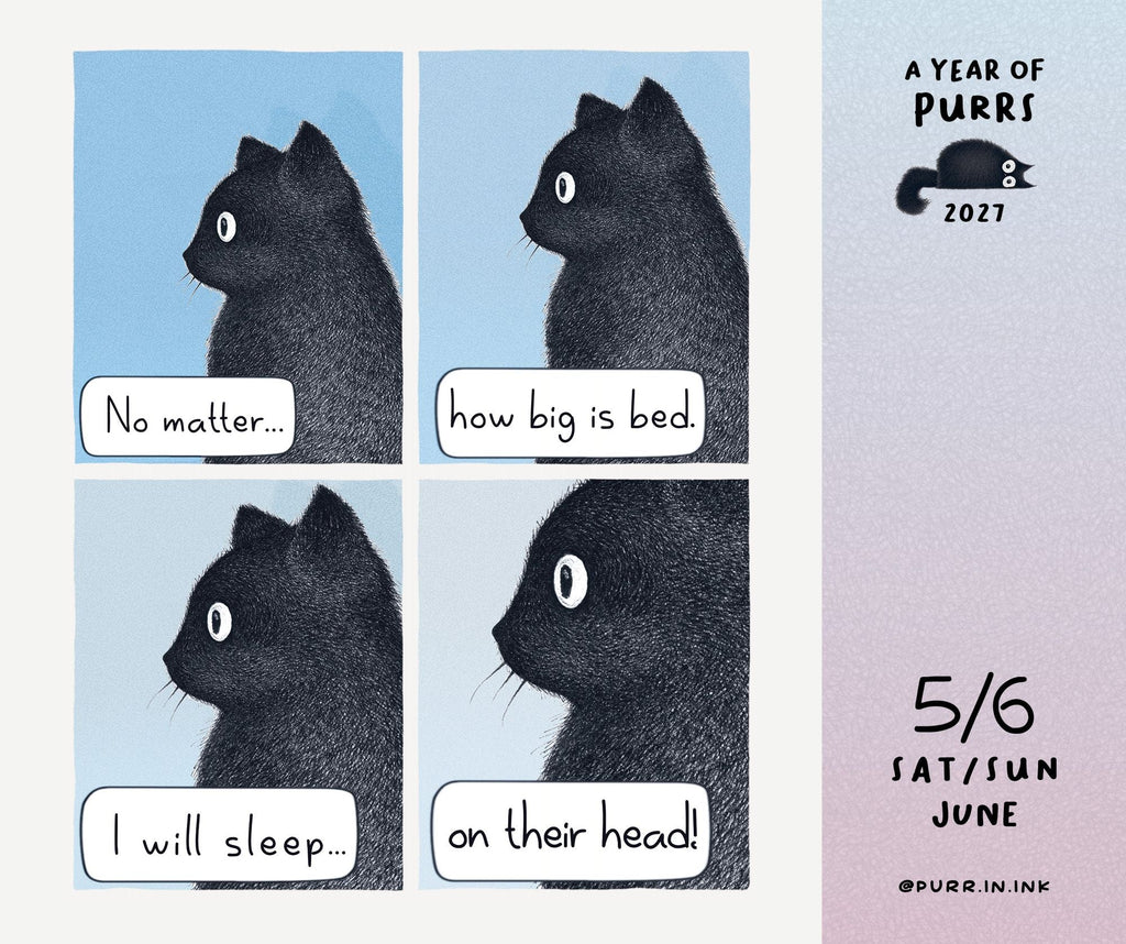 2027 A Year of Purrs Day-to-Day Calendar