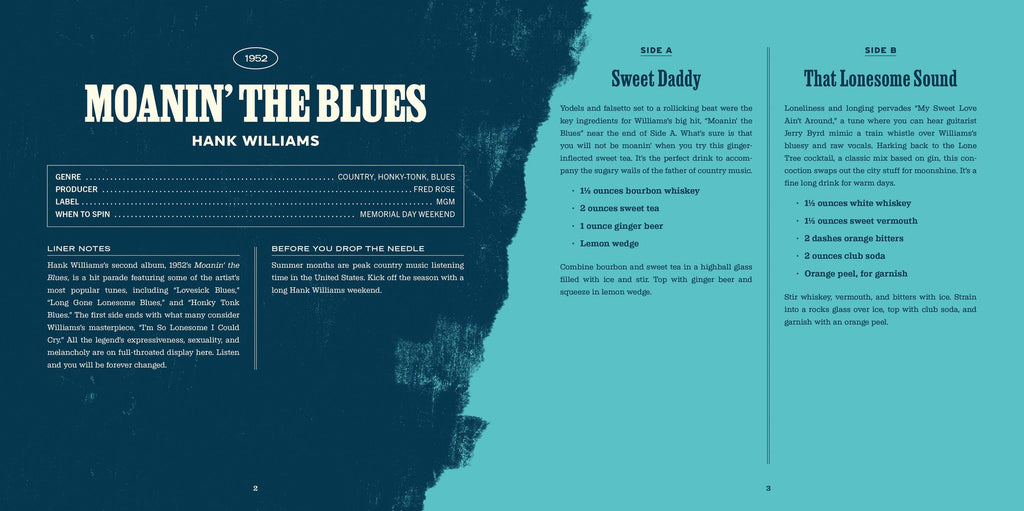 Booze & Vinyl Country: 100+ Spirited Music-and-Drink Pairings